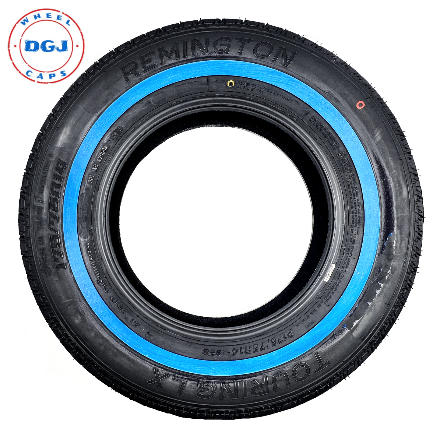 SINGLE Remington Touring LX P175/75R14 86S White Wall Tire