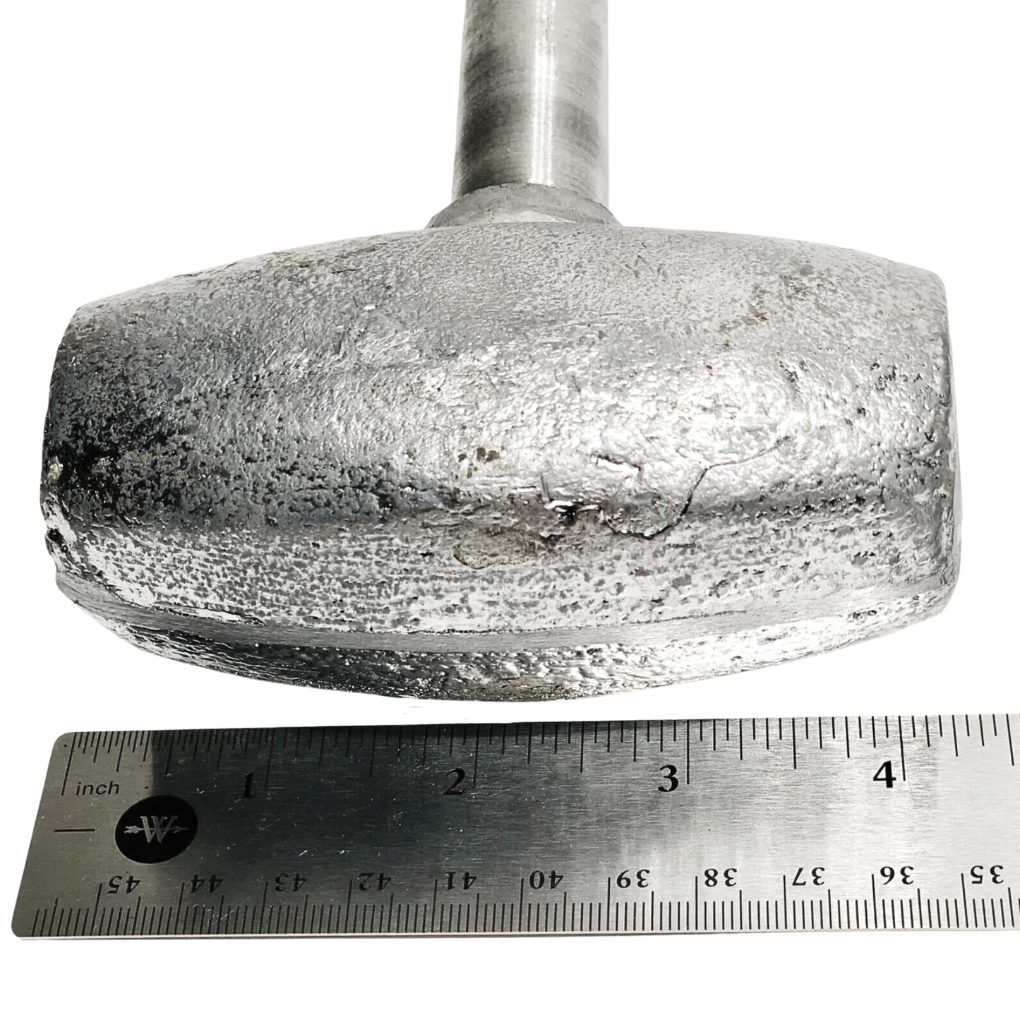 6Lbs Wire Wheel Knock Off Lead Hammer, Bullet Wrench and Blue Polo Shirt