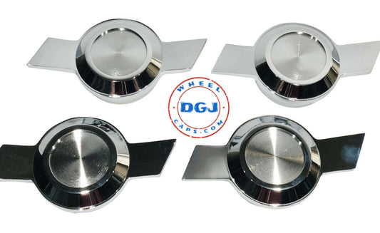 Bowtie Cut Chrome Knockoff Spinners & Lead Hammer for Lowrider Wire Wheels