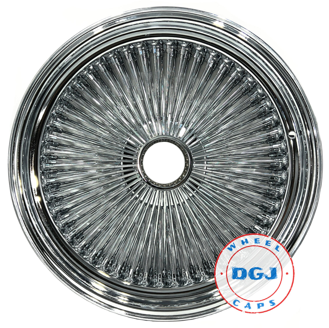 20x8 Standard 150 Spokes All Chrome Lowrider Wire Wheels