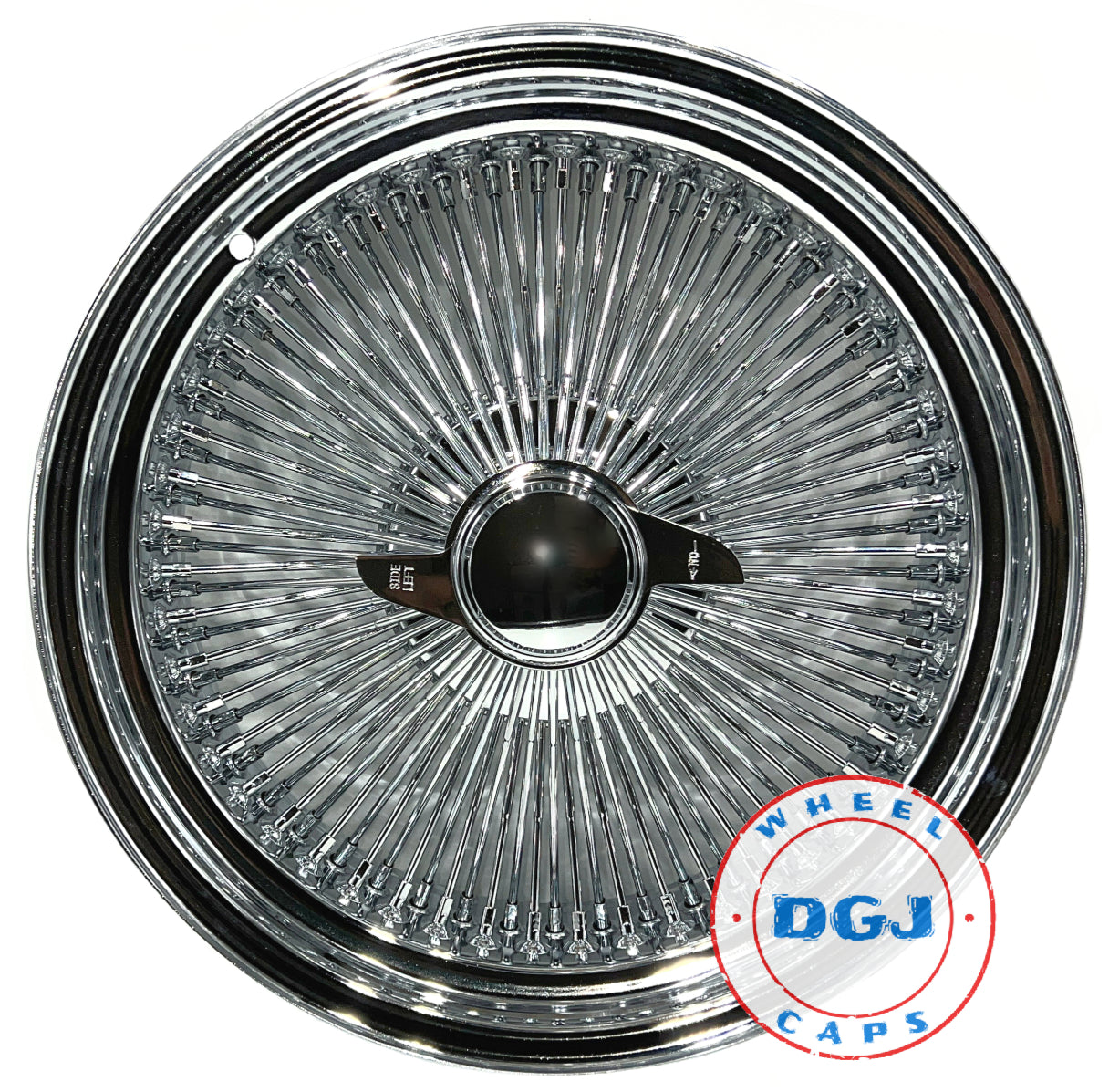18x8 Standard 100 Spokes All Chrome Lowrider Wire Wheel Rims