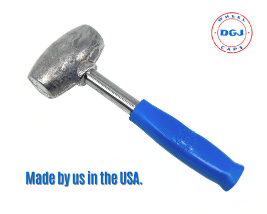 Lowrider Wire Wheels DGJ Wheel Caps 4.5 lbs Blue Grip Wire Wheel Knockoff Lead Hammer