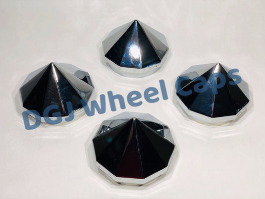 Bullet Chrome Knock-Offs Spinner Caps for Lowrider Wire Wheels