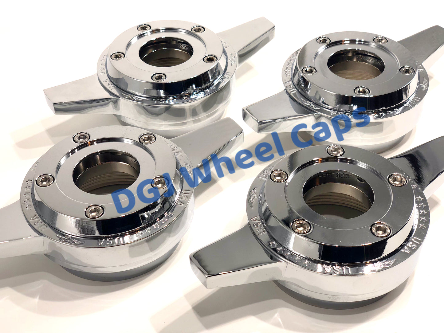 Zenith Locking Style Chrome Cut Knock-Offs Spinners