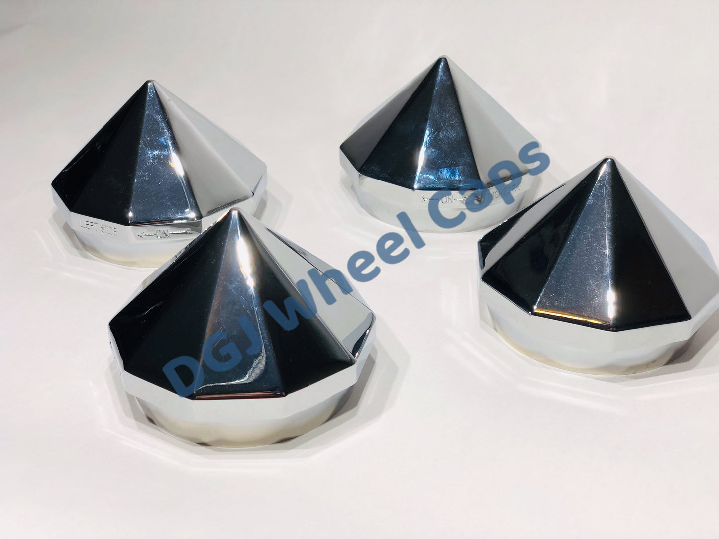 Bullet Chrome Knock-Offs Spinner Caps for Lowrider Wire Wheels