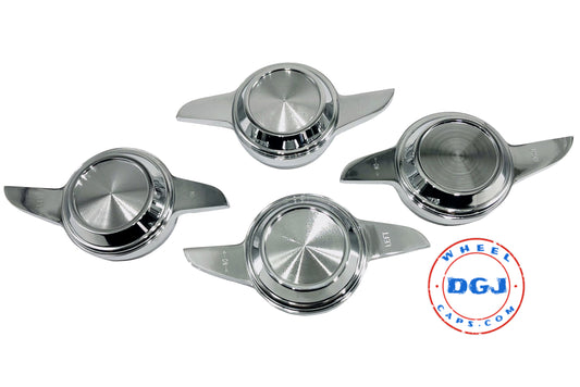 2 Bar Chrome Cut Knock-Offs Spinners