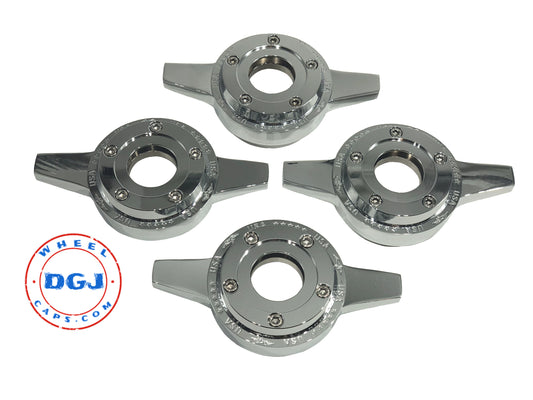 Zenith Locking Style Chrome Cut Knock-Offs Spinners