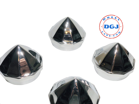 Bullet Chrome Knock-Offs Spinner Caps for Lowrider Wire Wheels (M)