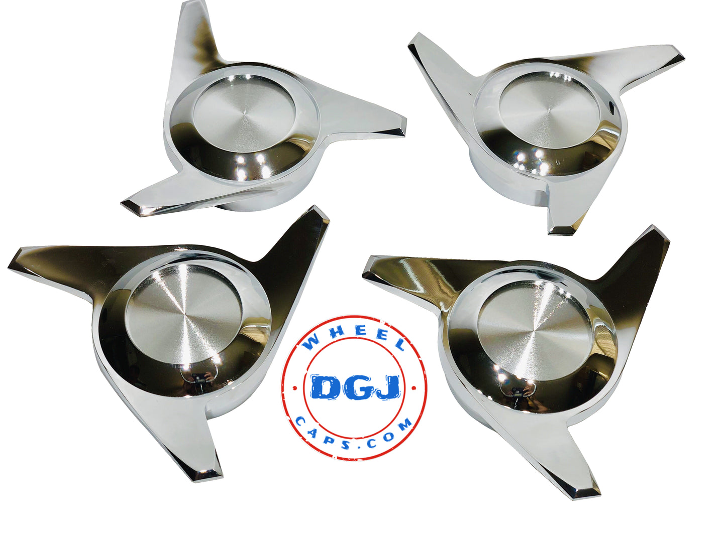 3 Bar Chrome Cut Knock-Offs Spinners (M)