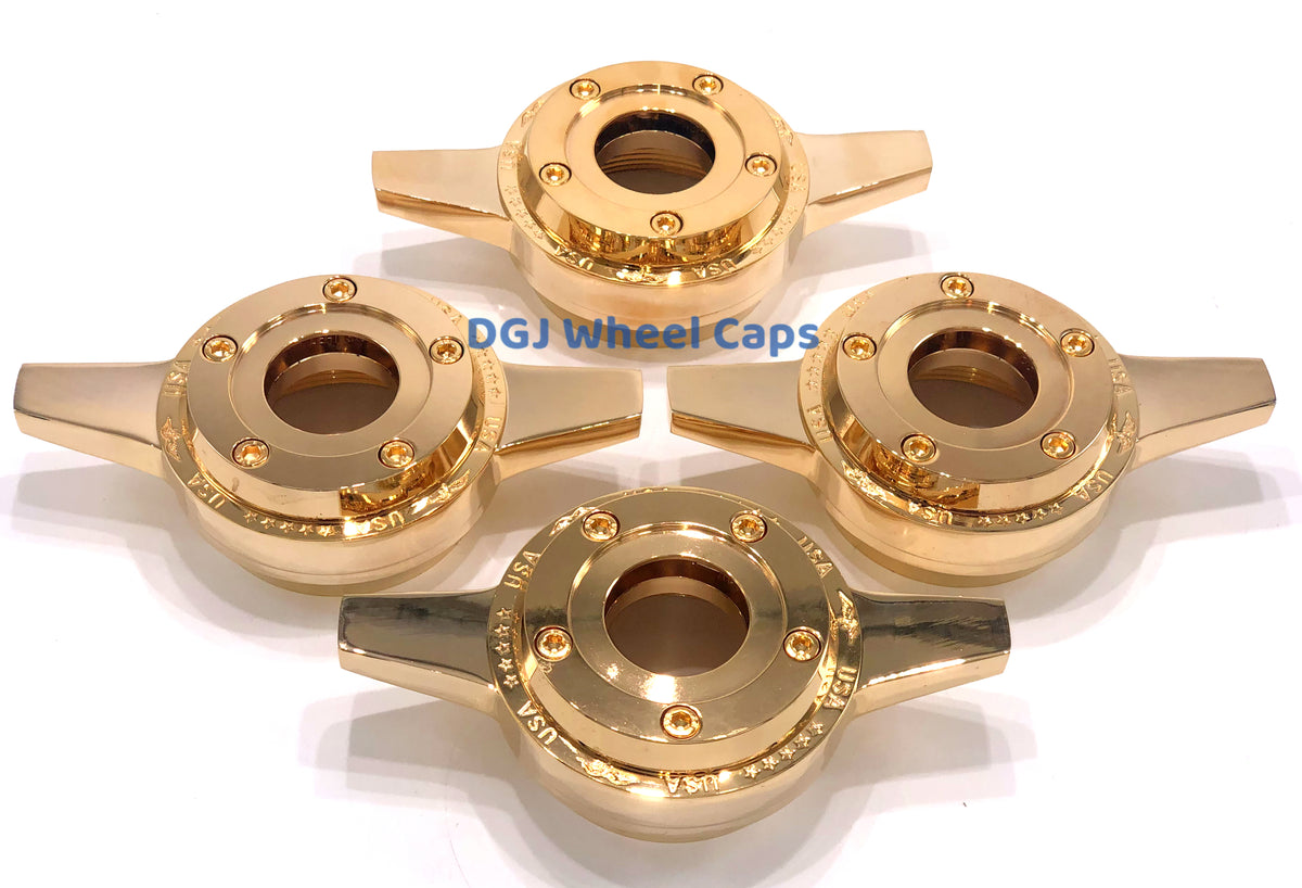 Zenith Locking Style Gold Cut Knock-Offs Spinners – DGJ