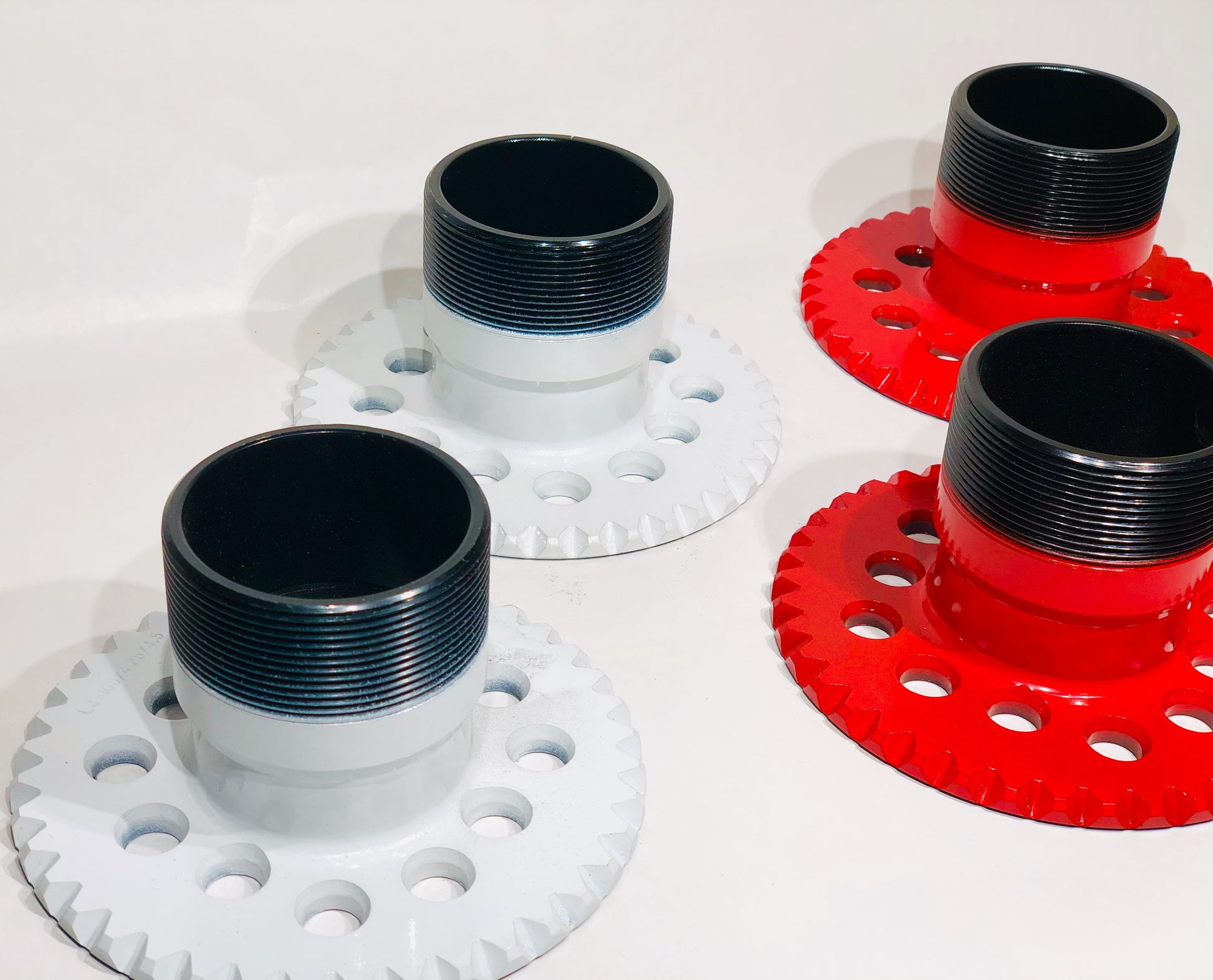 3 Bar Chrome Smooth Knock-Offs Spinners for Lowrider Wire Wheels