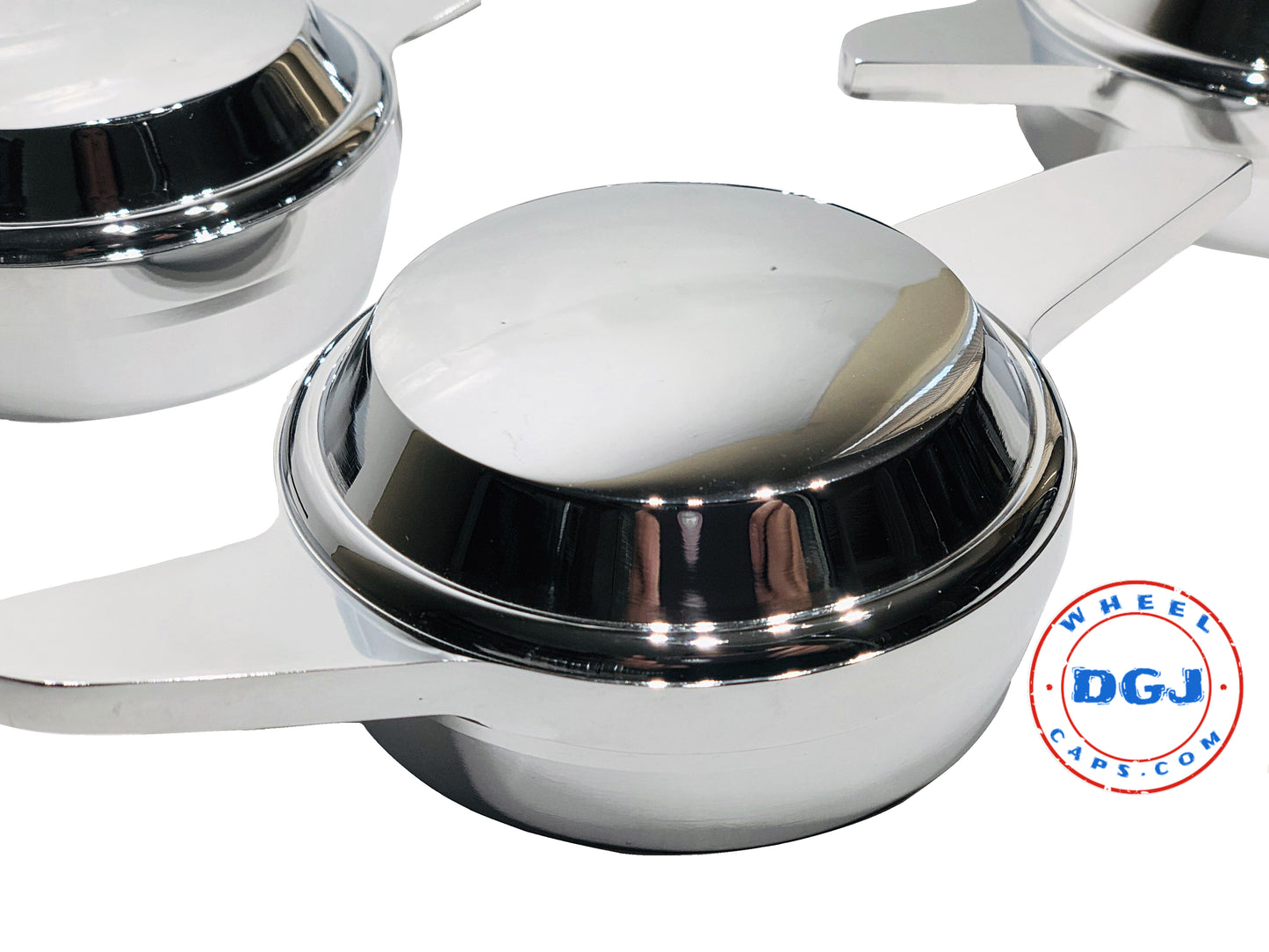 2 Bar Chrome Smooth Knock-Offs Spinners