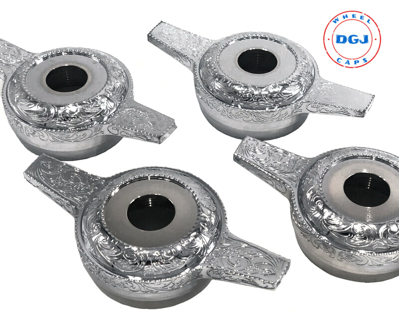 Engraved Zenith Chrome Cut Knock-Offs Spinners – DGJ Wheel Caps