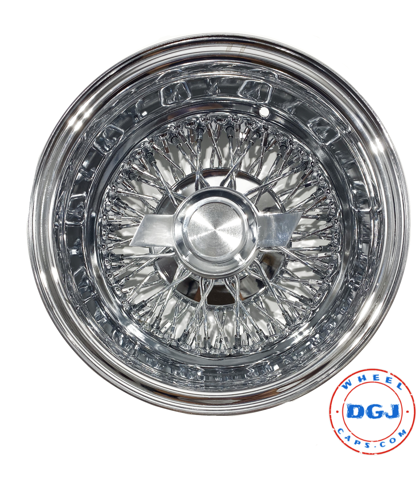 ●N.O.T.S. 13x7 Zenith Style Rev 100 Spokes Straight Lace Chrome