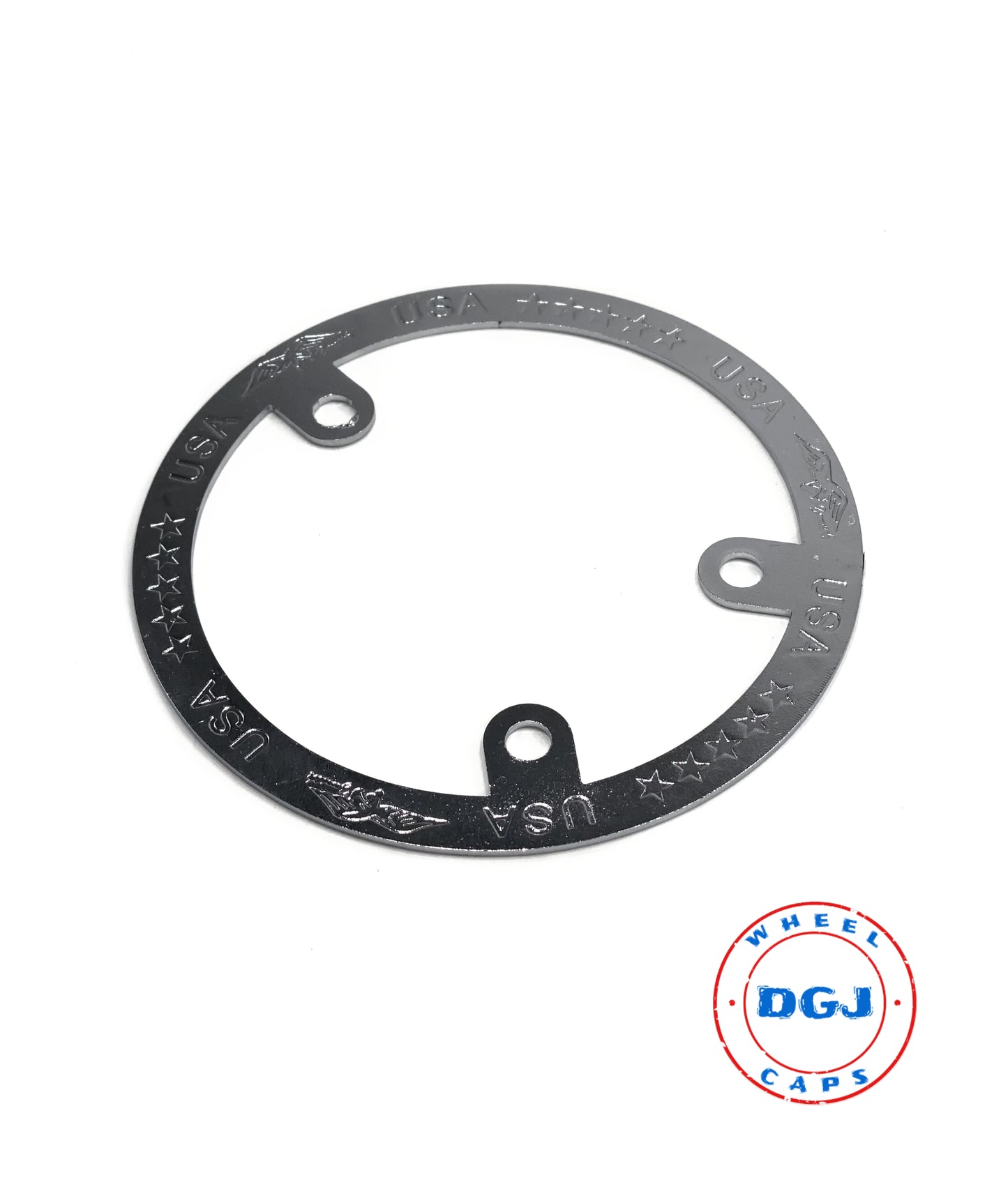 Zenith Style Locking Chrome Rings for Lowrider Wire Wheel