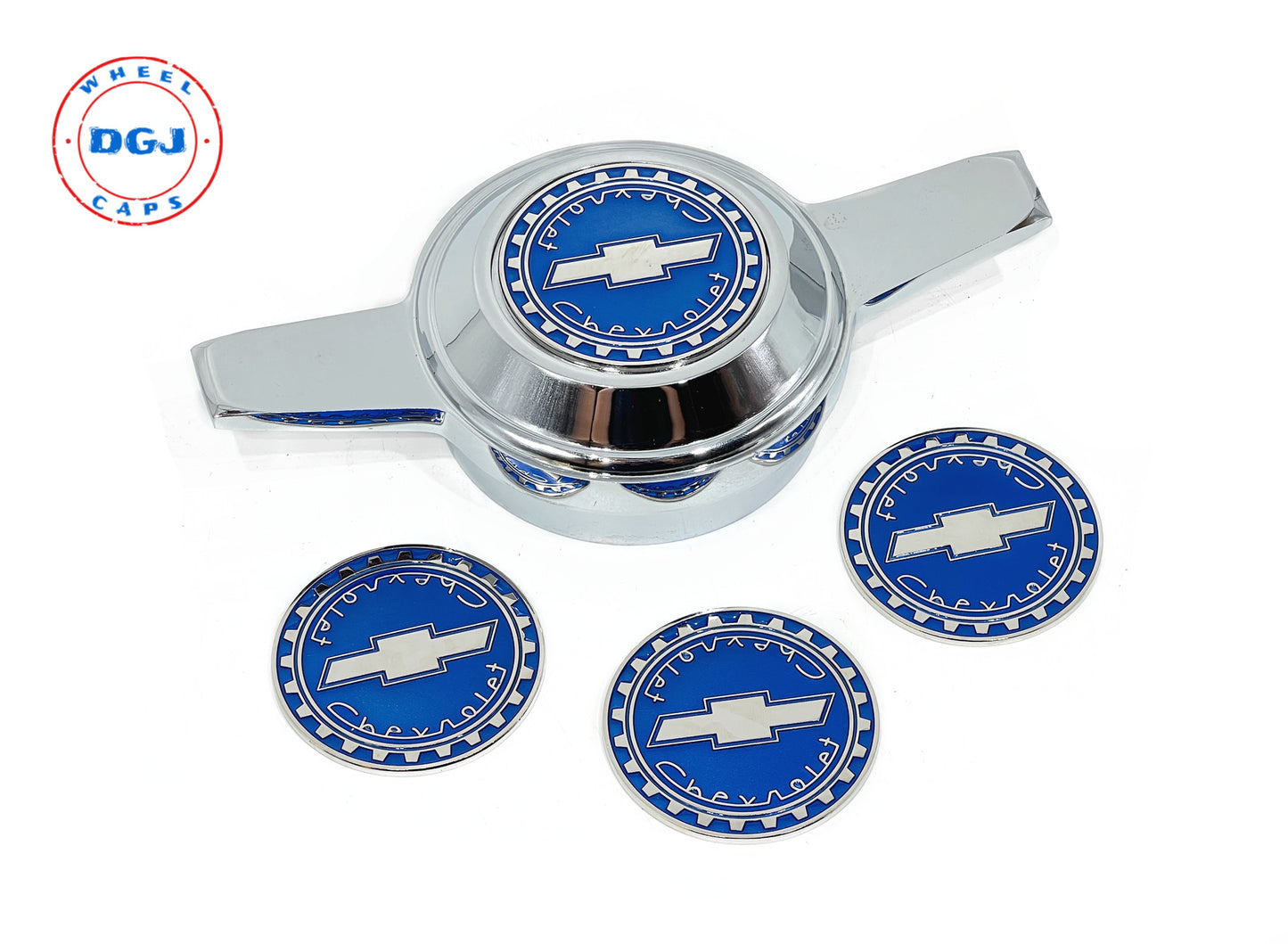 Bowtie Chrome Lowrider Wire Wheel Metal Chips Emblems Size 2.25