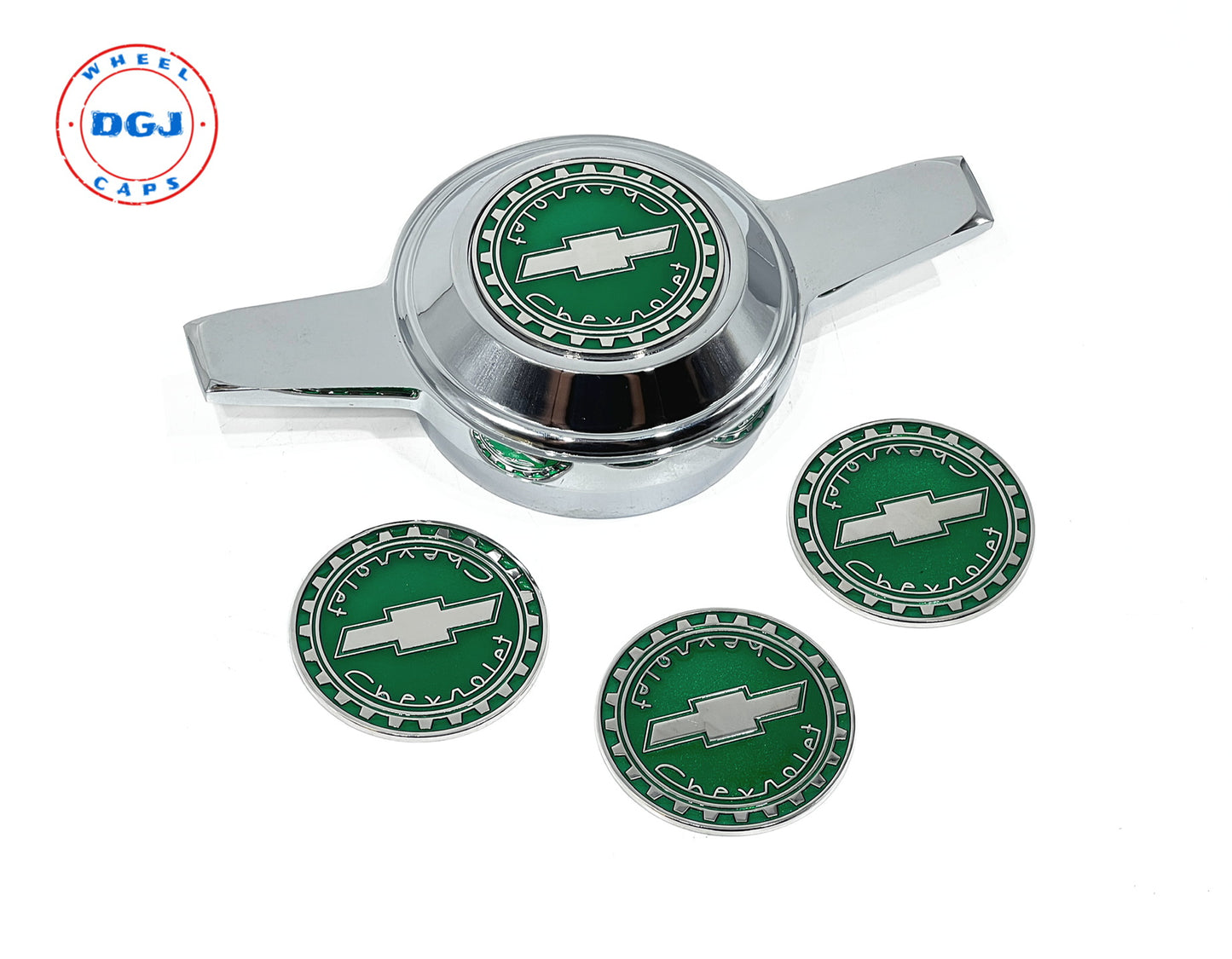 Bowtie Chrome Lowrider Wire Wheel Metal Chips Emblems Size 2.25