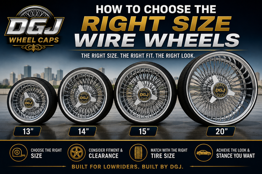 How to Choose the Right Size Wire Wheels for Your Lowrider