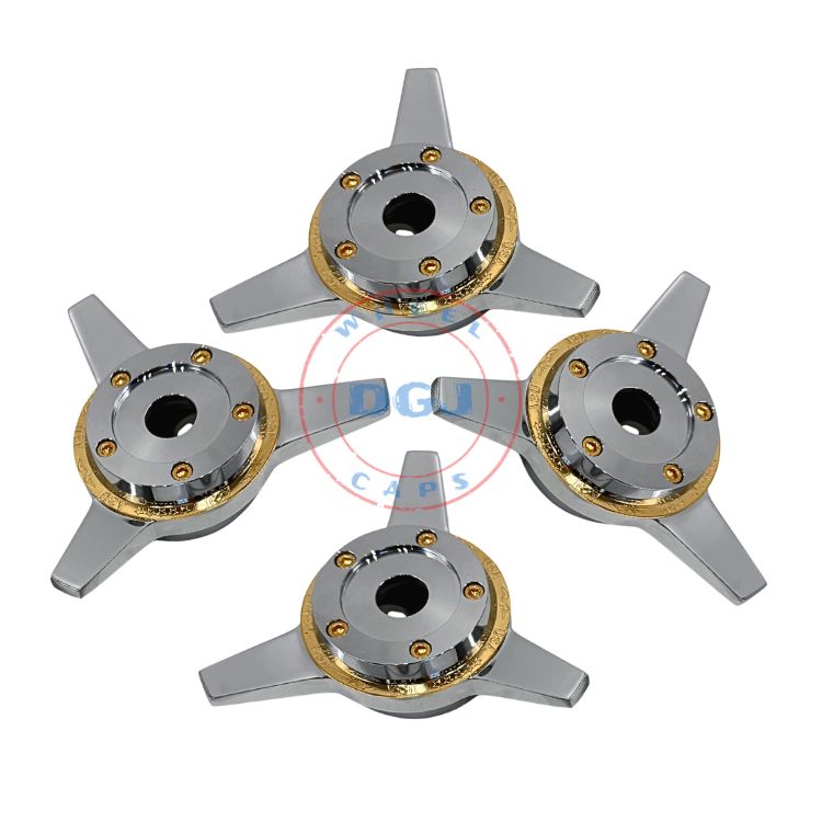 Zenith 3 Bar Locking Chrome with Gold Screws and Rings Knock-Offs