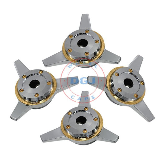 Zenith 3 Bar Locking Chrome with Gold Screws and Rings Knock-Offs