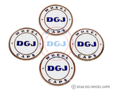 DGJ 13x7 Rev 72 Diamond Spks Gold NnHR + Engraved Knockoffs Lowrider Wire Wheels