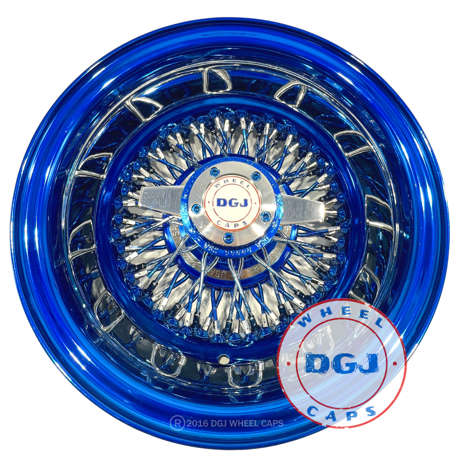 Zenith Style 14x7 Rev 72 Cross Lace Candy Blue & Chrome Lowrider Zenith Style 14x7 Rev 72 Cross Lace Candy Blue & Chrome Lowrider
