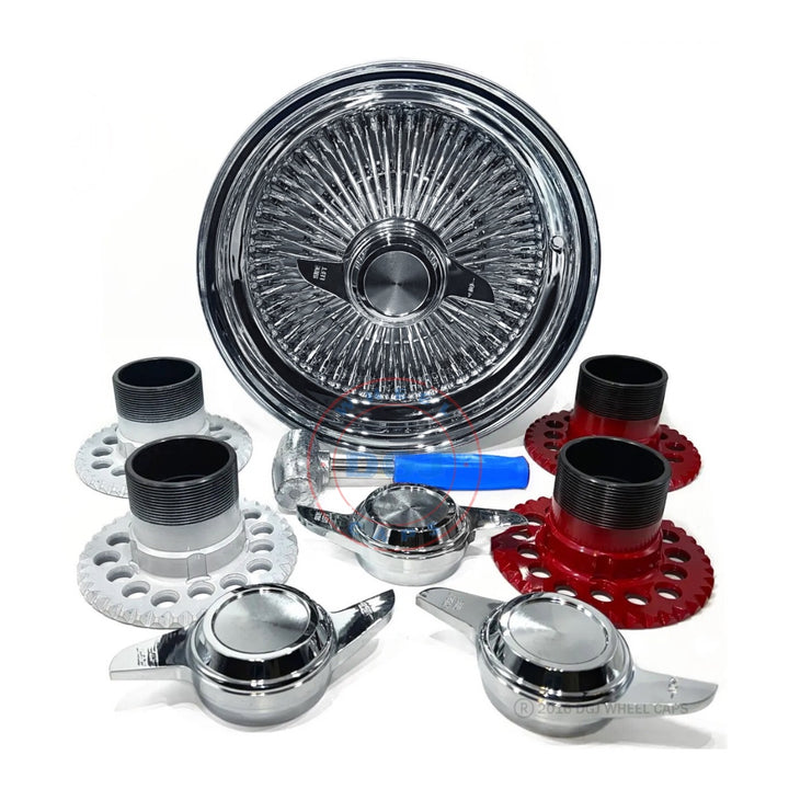 Lowrider Wire Wheel Rims – DGJ Wheel Caps
