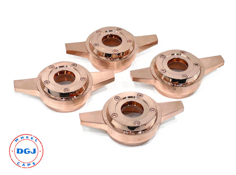 Zenith Locking Style Rose Gold Cut Knock-Offs Spinners