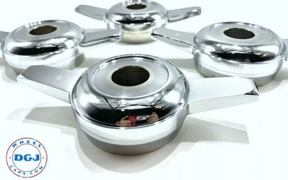 5 Lug Universal Wire Wheel Adapters, Lead Hammer and Zenith Cut Style Spinners