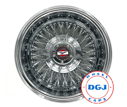 13x7 Zenith Style Rev 72 Spokes Cross Lace All Chrome Lowrider Wire Wheel Rims