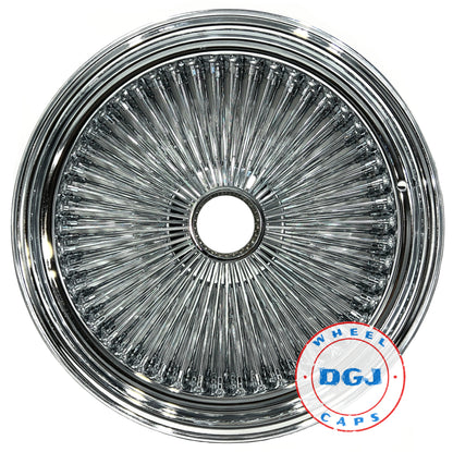 20x8 Standard 150 Spokes All Chrome Lowrider Wire Wheels