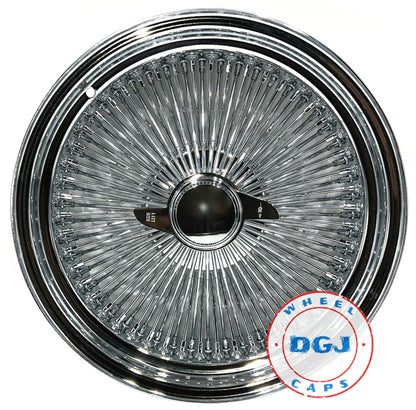 18x8 Standard 100 Spokes All Chrome Lowrider Wire Wheel Rims