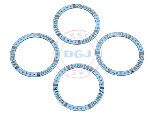 Superswept Zenith Baby Blue on Chrome Rings for Lowrider Wire Wheel Knockoffs