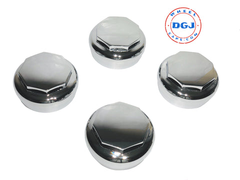 Hex Chrome Smooth Knock-Offs Spinners