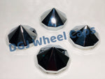 Bullet Chrome Knock-Offs Spinner Caps for Lowrider Wire Wheels