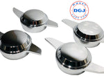 2 Bar Chrome Smooth Knock-Offs Spinners