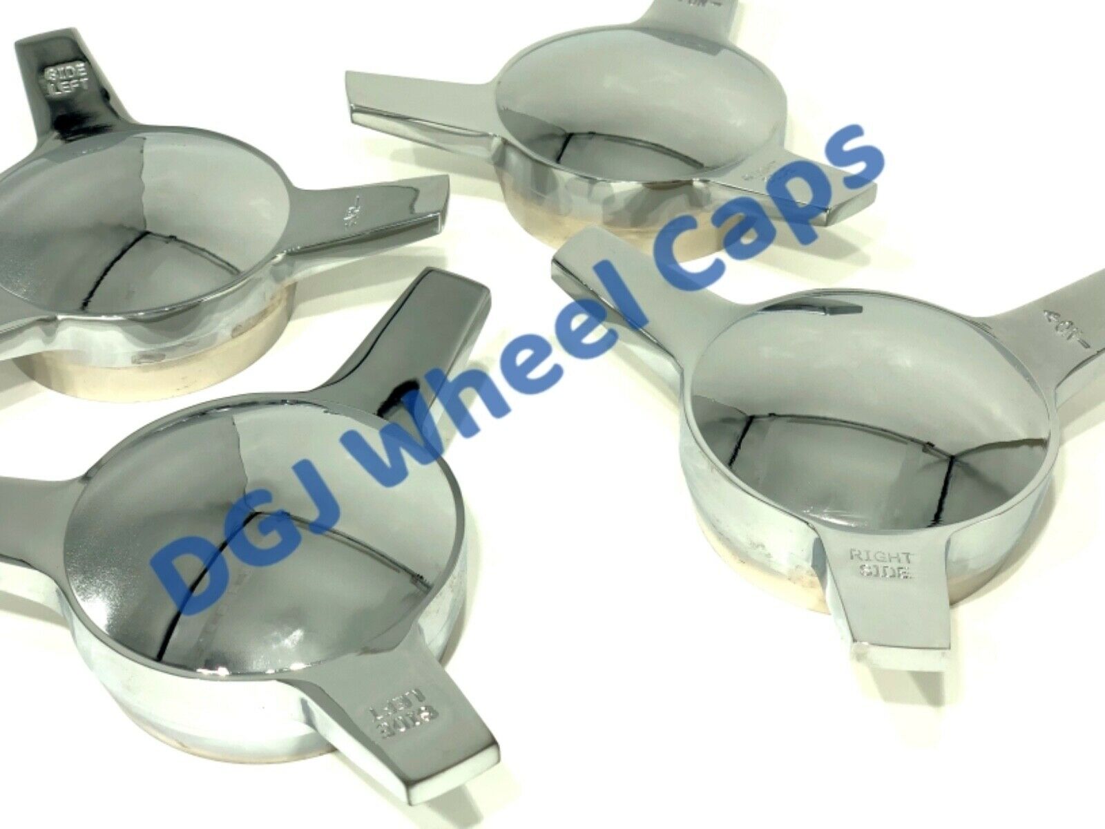 3 Bar Smooth Straight Chrome Cut Knock-Offs Spinners