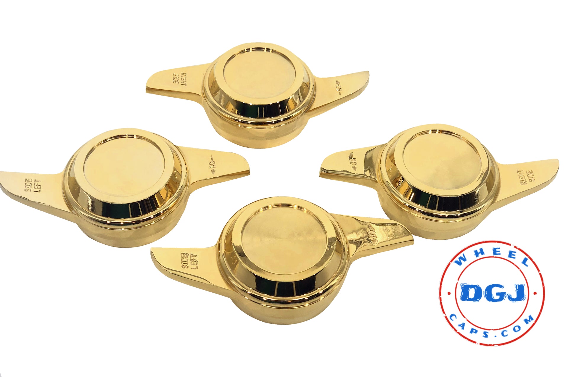 2 Bar Cut Gold Knock-Offs Spinners