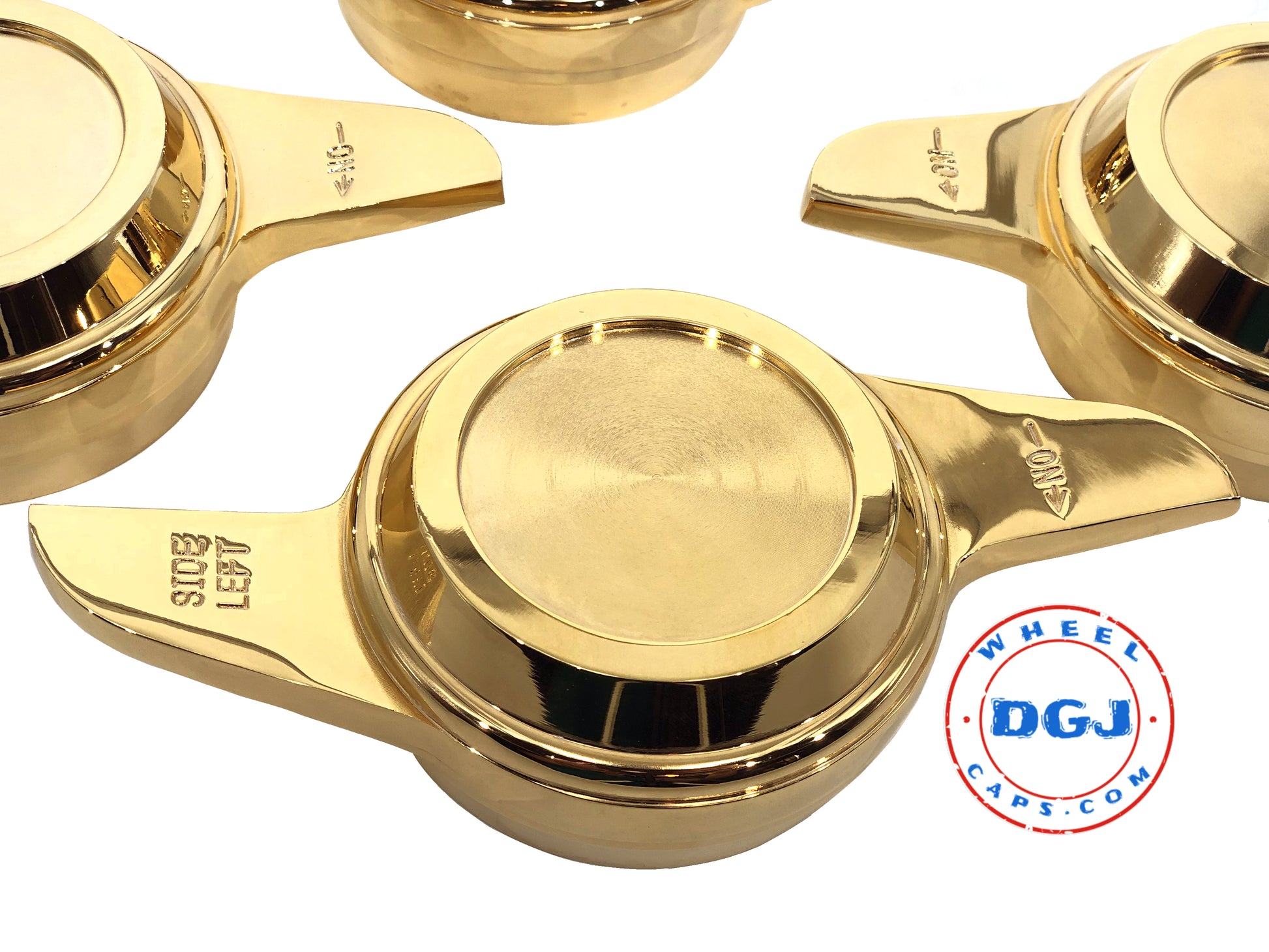 2 Bar Cut Gold Knock-Offs Spinners