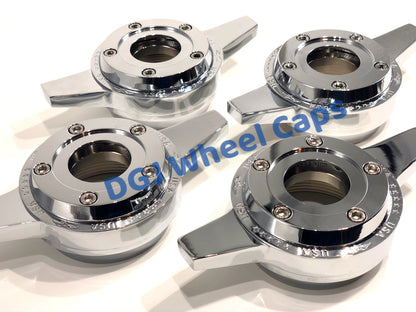 Zenith Locking Style Chrome Cut Knock-Offs Spinners