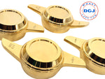 2 Bar Cut Gold Knock-Offs Spinners
