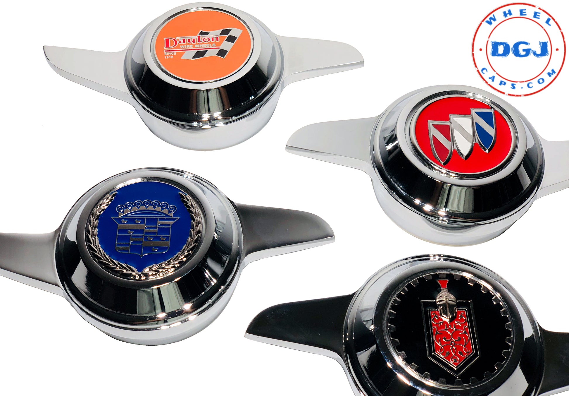 2 Bar Chrome Cut Knock-Offs Spinners (M)