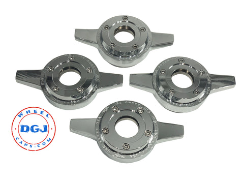 Zenith Locking Style Chrome Cut Knock-Offs Spinners