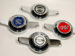 Zenith Chrome Cut Knock-Offs Spinners for Lowrider Wire Wheels