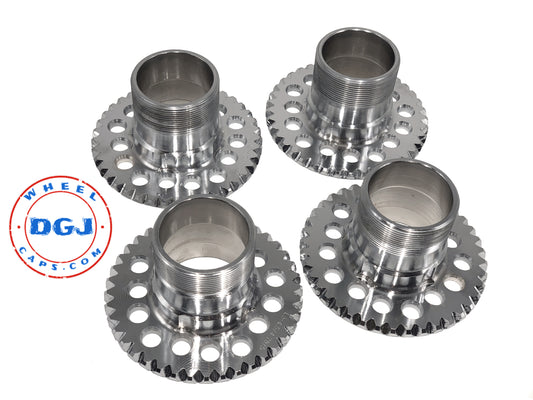 5 Lug Chrome Universal Wire Wheel Adapters