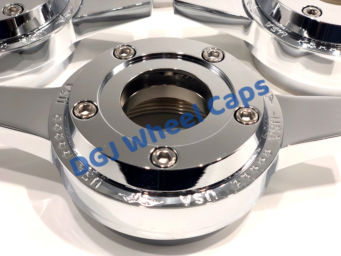 Zenith Locking Style Chrome Cut Knock-Offs Spinners