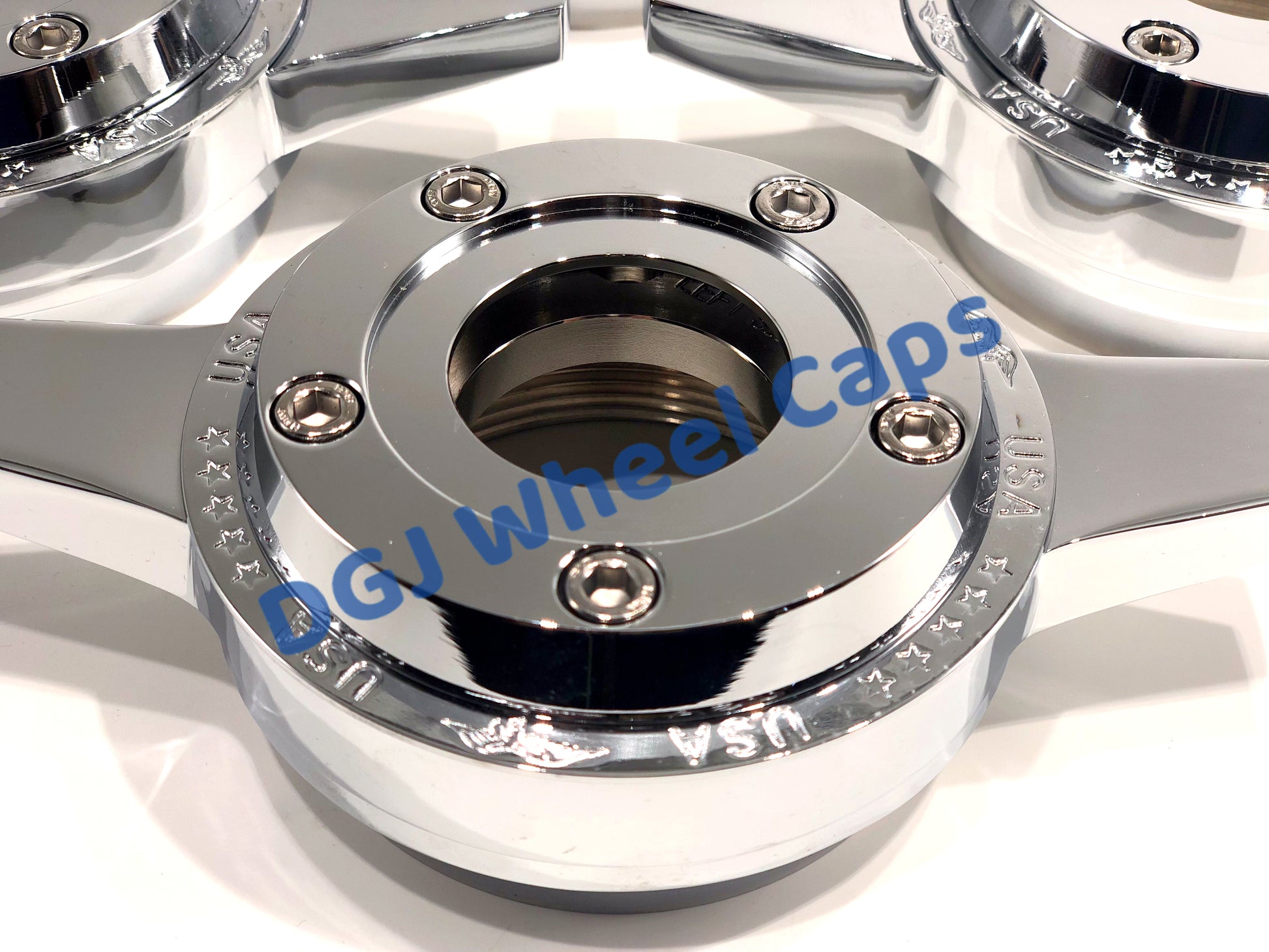 Zenith Locking Style Chrome Cut Knock-Offs Spinners