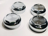 Hex Chrome Cut Knock-Offs Spinners for Lowrider Wire Wheels