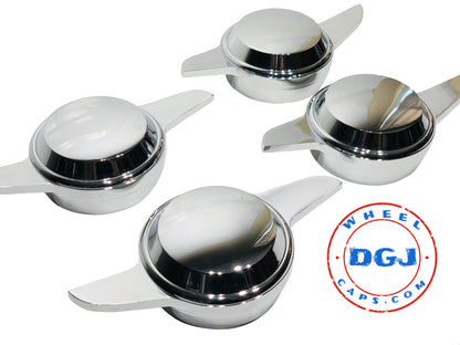 2 Bar Chrome Smooth Knock-Offs Spinners