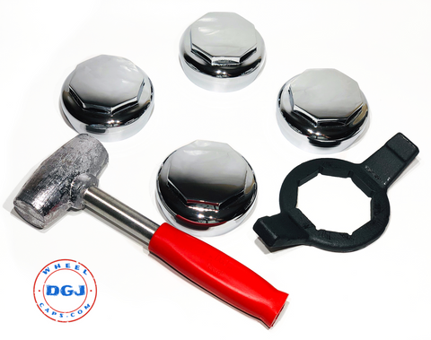 Hex Chrome Smooth Knock-Offs Spinners and Red Lead Hammer Set